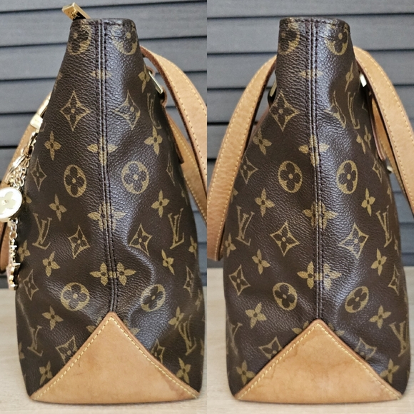 Authentic LOUIS VUITTON Monogram Cabas Piano Shoulder Bag - Picture 3 of 12